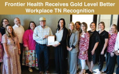 Frontier Health Receives Gold Level Better Workplace Tennessee Recognition